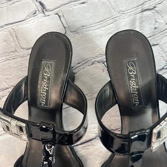 Brighton black patent sandals - Picture 4 of 8